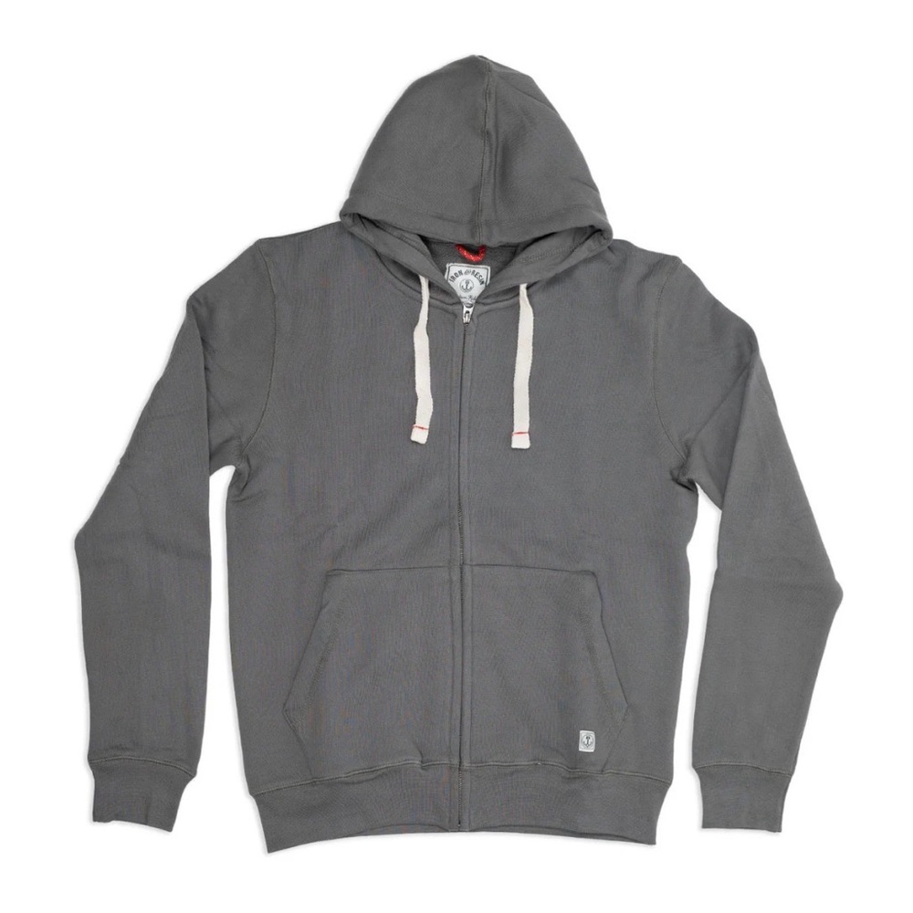 NWOT Iron & Resin Zip Up Million Mile Hoodie in Charcoal
